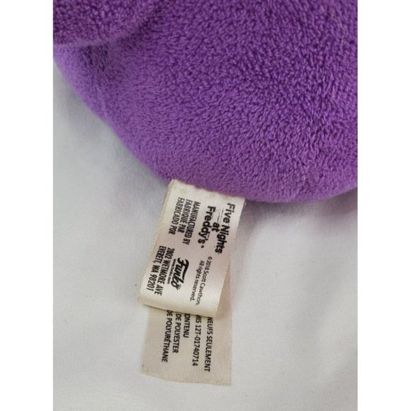 FNAF Five Nights at Freddy's Blacklight Purple Foxy Plush 8” 2017 Funko - Picture 3 of 4